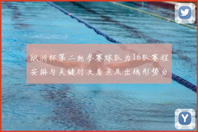 欧洲杯第二轮参赛球队为16队赛程安排与关键对决看点及出线形势分析